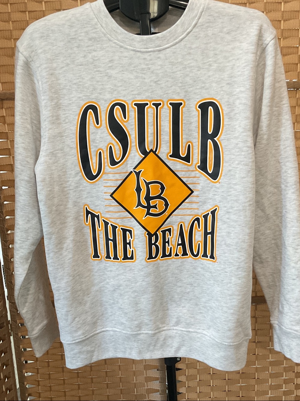 Rivalry Threads Cal State University-Long Beach Grey Sweatshirt